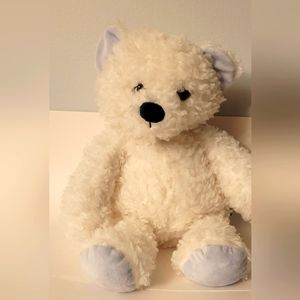 Manhattan Toy Company Curly Q's Polar Bear Plush 15"